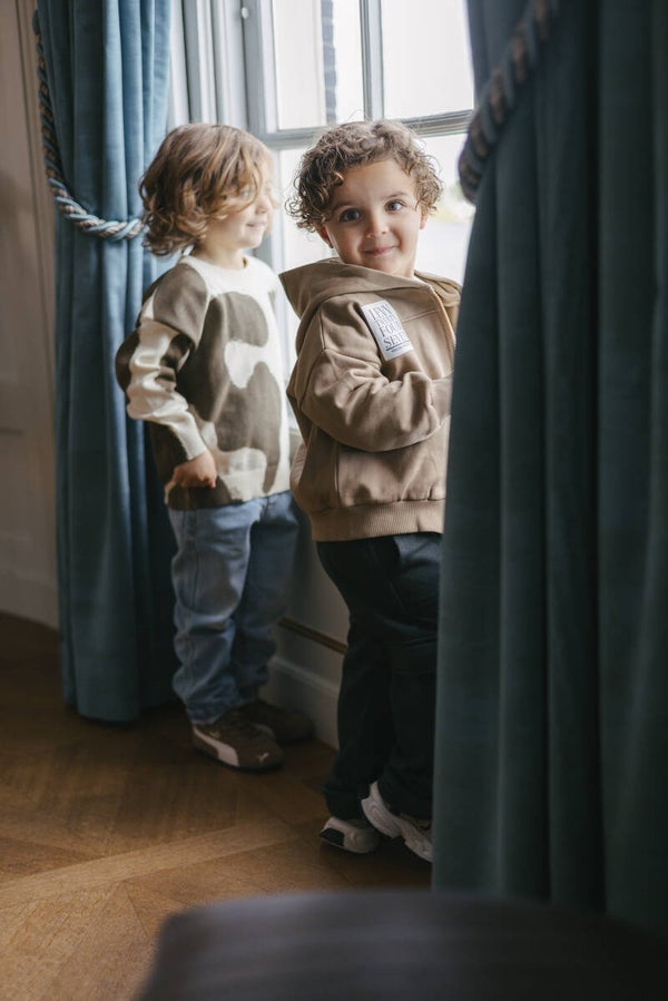 LEVV stoer vest Dennis dark sand