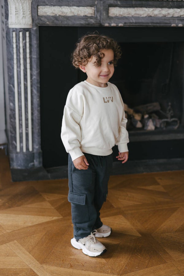LEVV broek Duncan jog cargo pants night blue