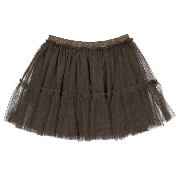 LEVV tulle rokje dark olive Delores