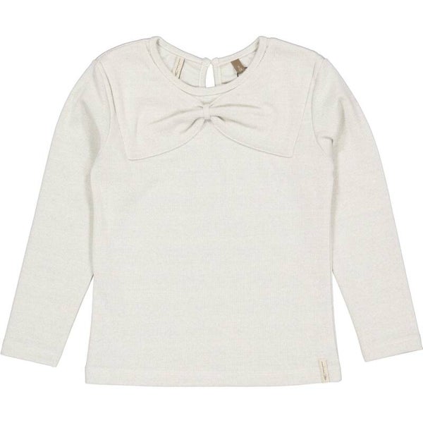 Levv longsleeve glitter greige met strik Deborah