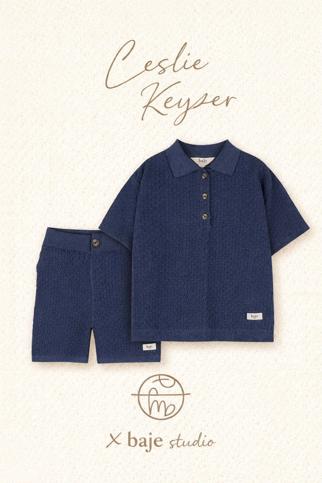 Baje Mozi short blue dark