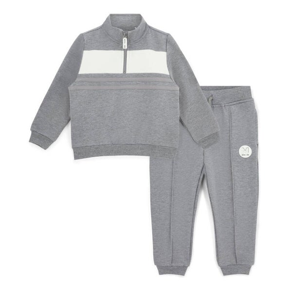 Mitch & Son TYLER tracksuit grey met rits
