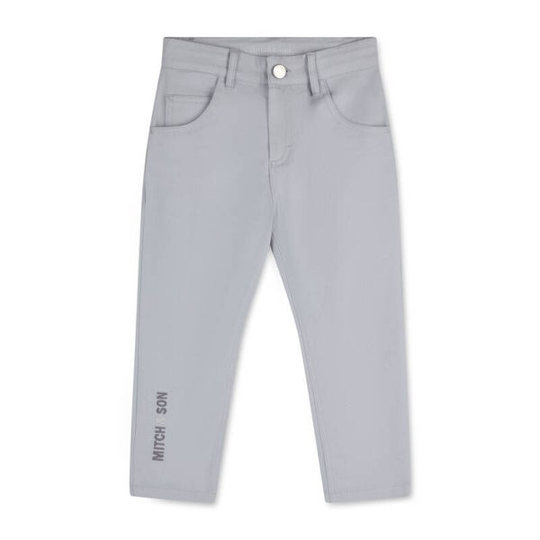 Mitch & Son TRACE grijze twill broek Dynamic grey