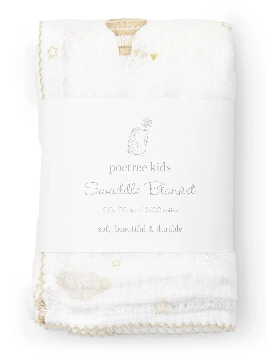Poetree Swaddle doek 120x120cm Little Voyager