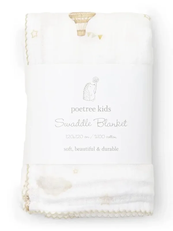 Poetree Swaddle doek 120x120cm Little Voyager