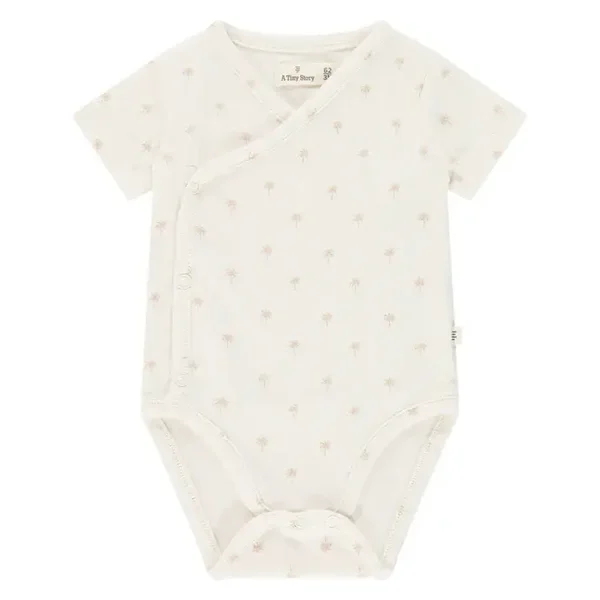 A Tiny Story baby palm overslag rompertje