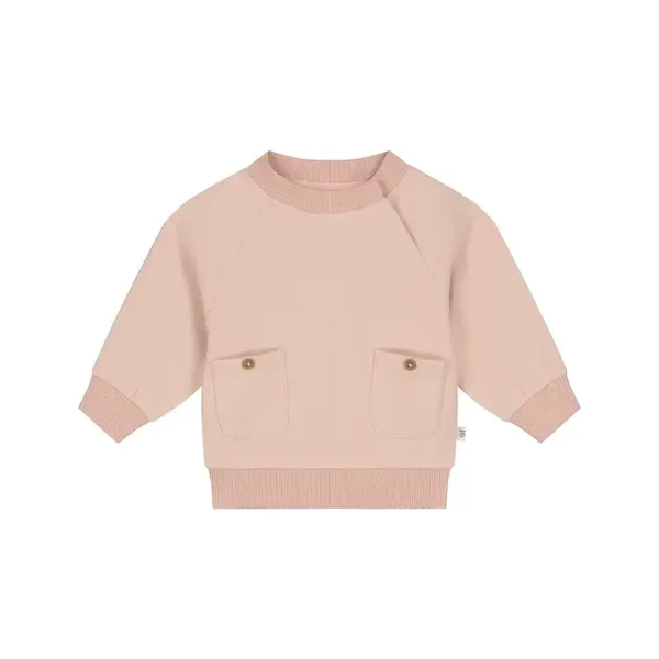 A Tiny Story baby pullover oud roze