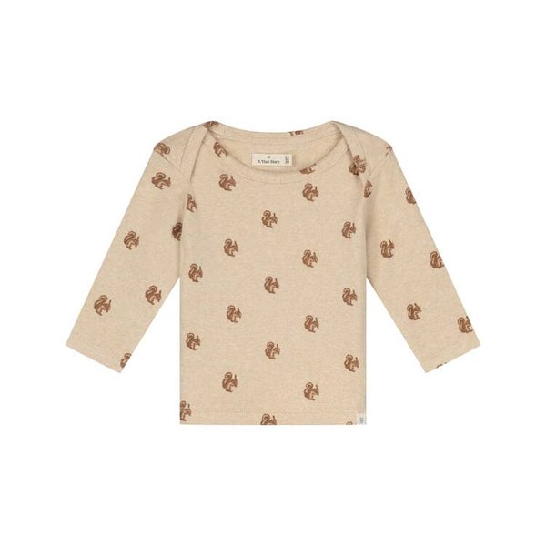 A Tiny Story baby longsleeve eekhoorn