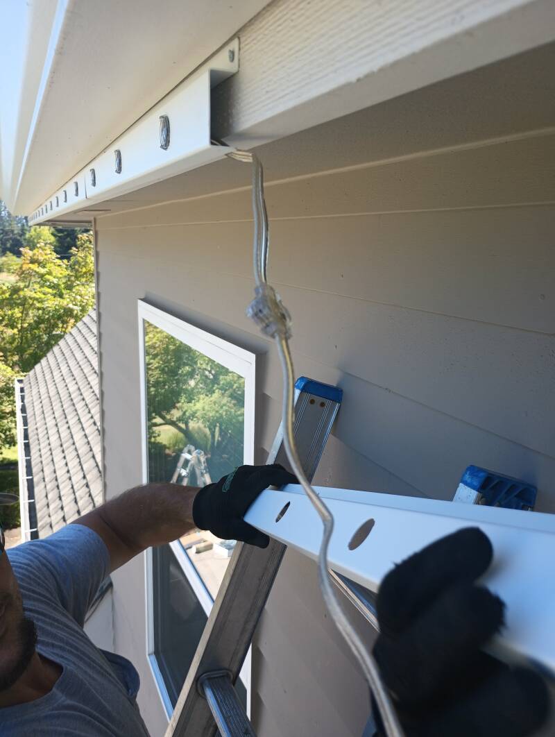 Permanent Christmas Light Installation in Sherwood, Or Oelo Lighting System Saint Nick's Christmas Lights