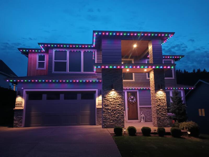 Holiday Light Installation in Portland, Oregon