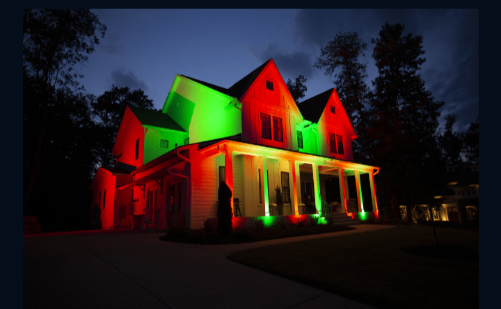 Permanent Outdoor House Lighting Saint Nick's Christmas Lights Lake Oswego, OR