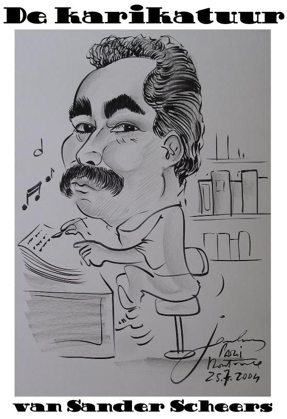 Sander Scheers - De Karikatuur van Sander Scheers (Boek, korte verhalen & gedichten, 2004)