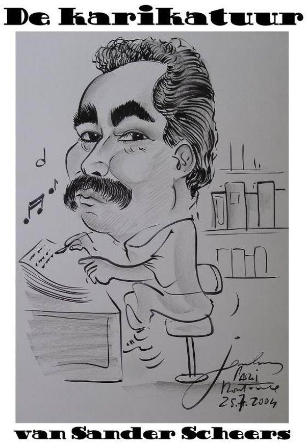 Sander Scheers - De Karikatuur van Sander Scheers (Boek, korte verhalen & gedichten, 2004)