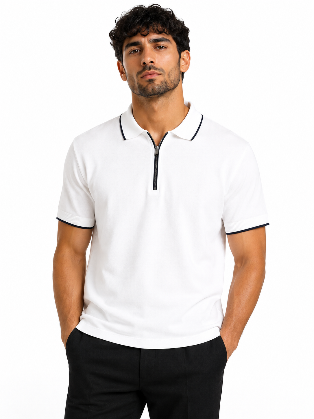 Premium Zip Polo