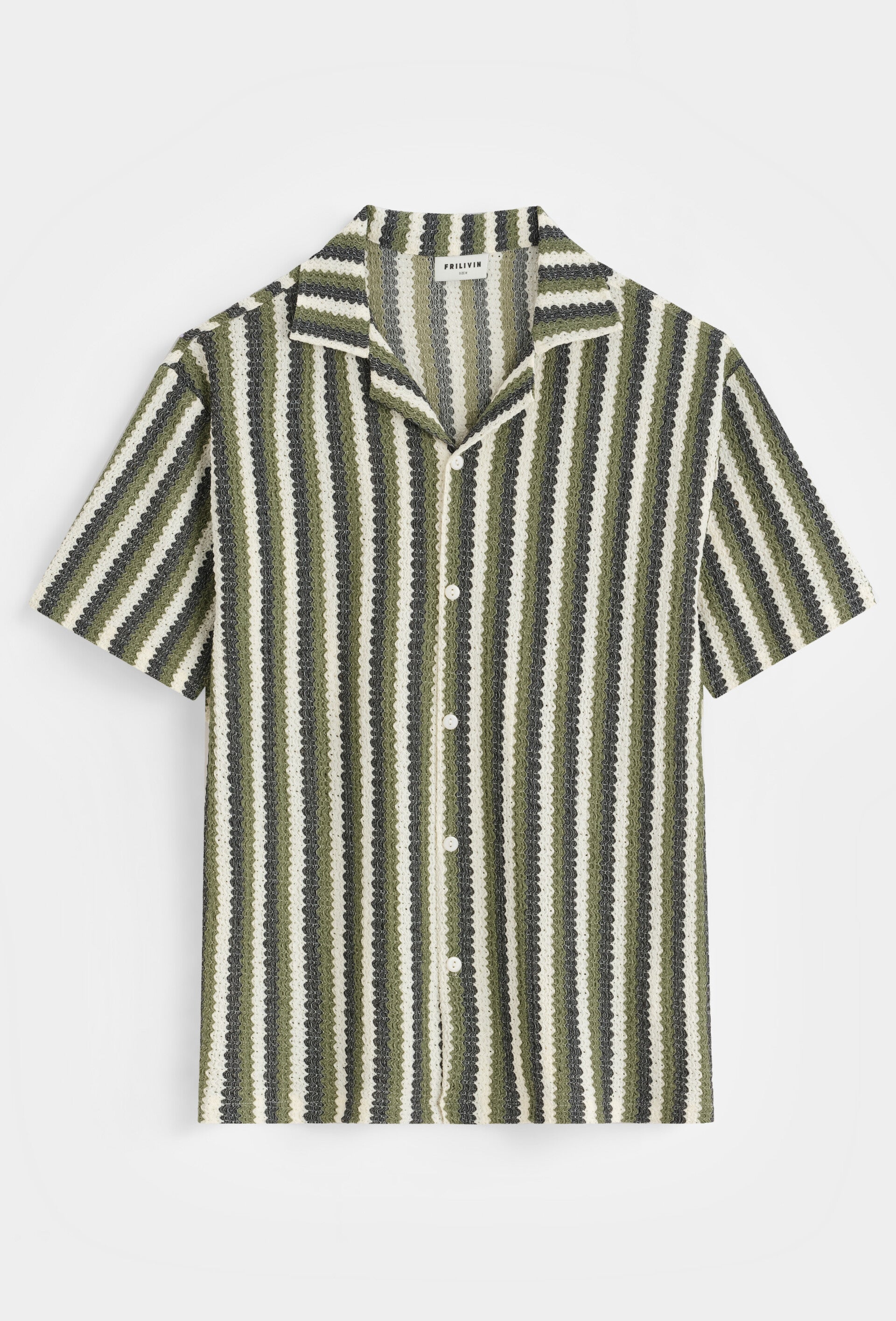 Olive Crochet summer Shirt