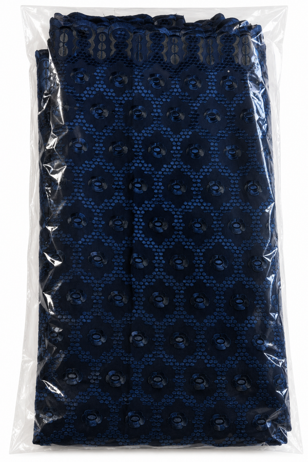 Broderie Autriche Original – Noir et bleu nuit
