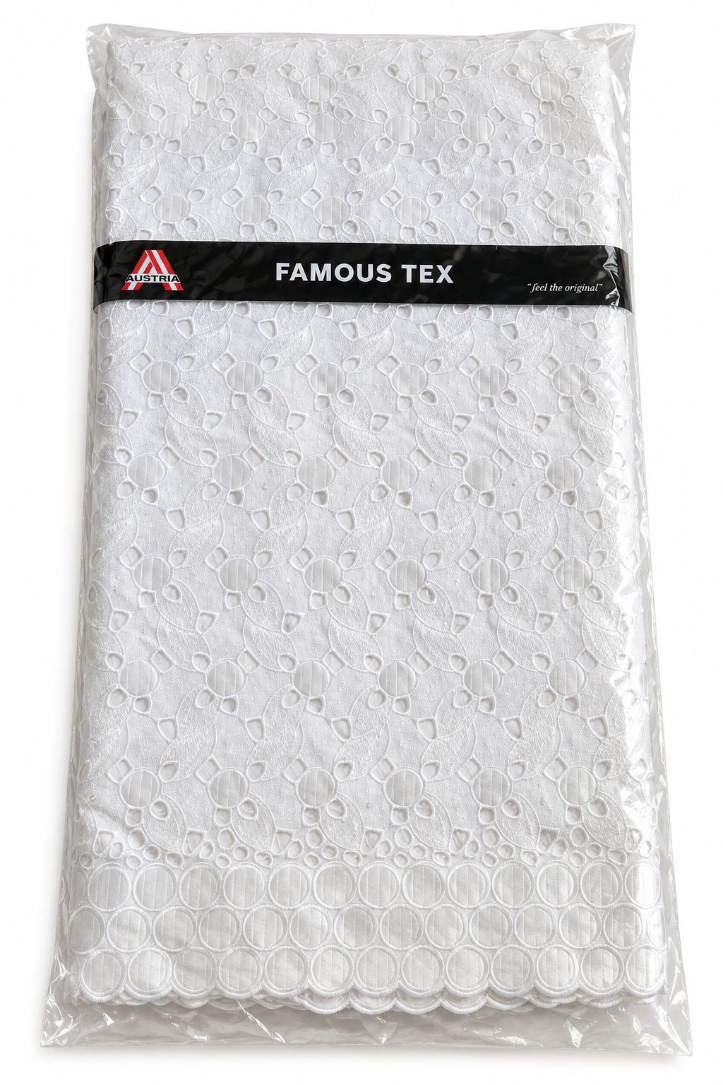 Brodé Autriche Original – Blanc Élégant