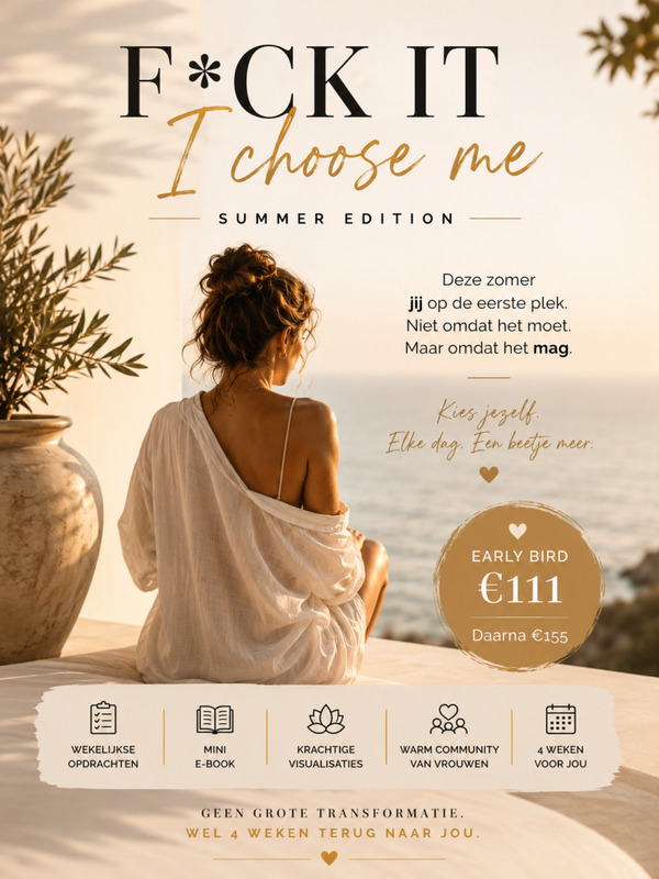 Fuck it - I choose me - Summer edition