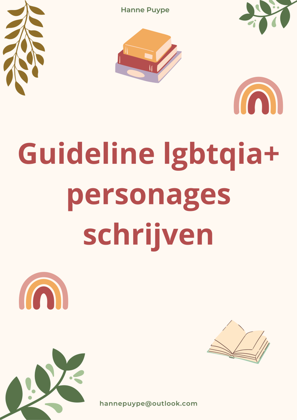 Guideline lgbtqia+ personages schrijven