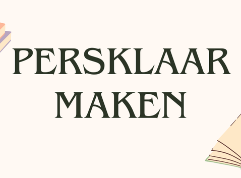 Redactie persklaarmaker