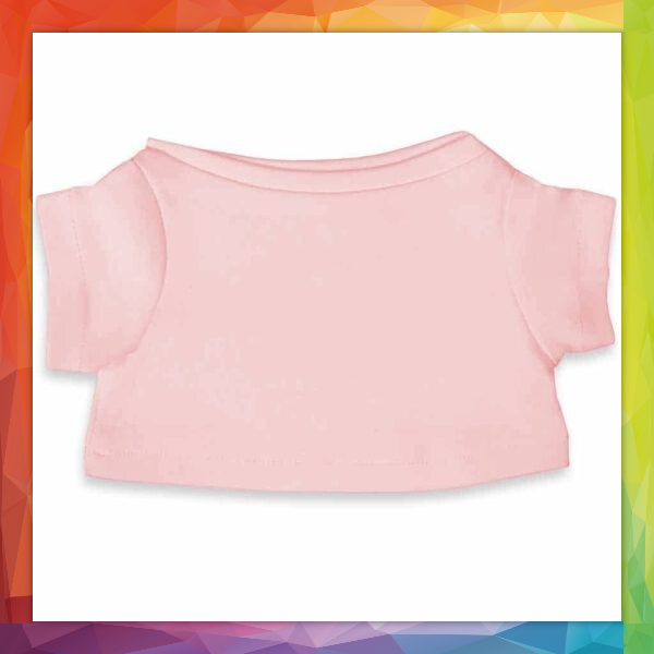 T-shirt voor knuffels 45-47cm, blush zonder borduring