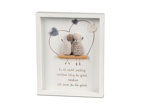 Bild mit Paar/Engel und Spruch von Formano, versch. Motive