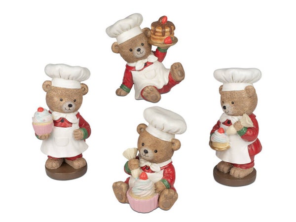 Teddybär-Weihnachtsbäckerei, versch. Ausführungen