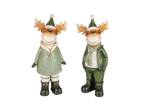 Hirschfigur Wintergrün, FORMANO versch. Ausführungen