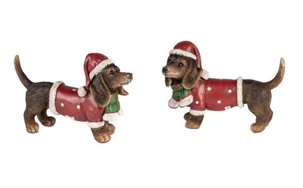 Dackel, Weihnachtszeit, versch. Ausführungen, FORMANO