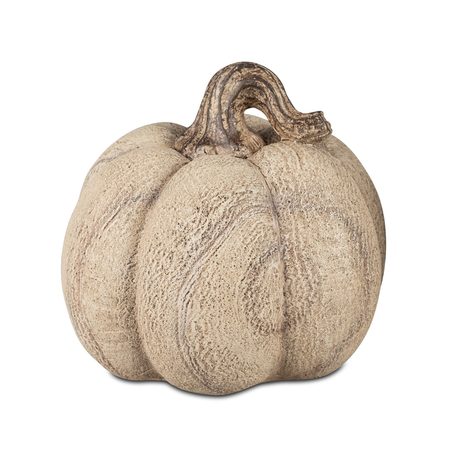 Deko-Kürbis Holzoptik, Beige von Formano
