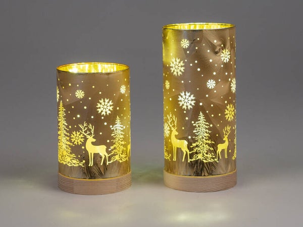 LED-Lichter, frosty-gold  - versch. Design, FORMANO