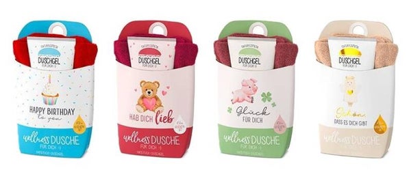 Wellnessdusche "Für Dich" verschied. Motive