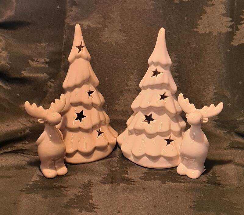 Figur "Weihnachts-Baum" LED - versch. Varianten