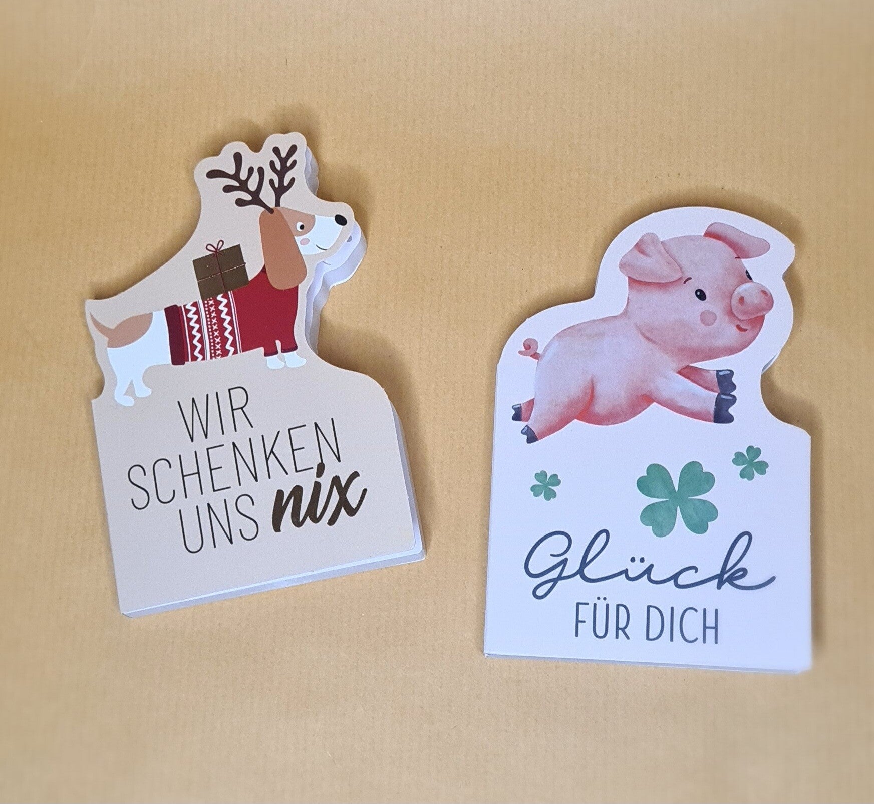 Notizblöcke verschiedene Motive