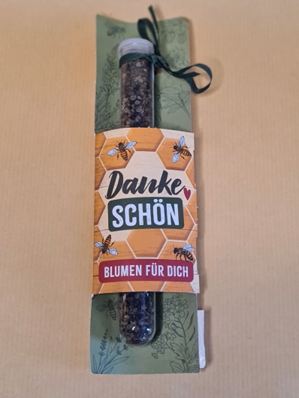 Geschenk, Blumensamen Dankeschön