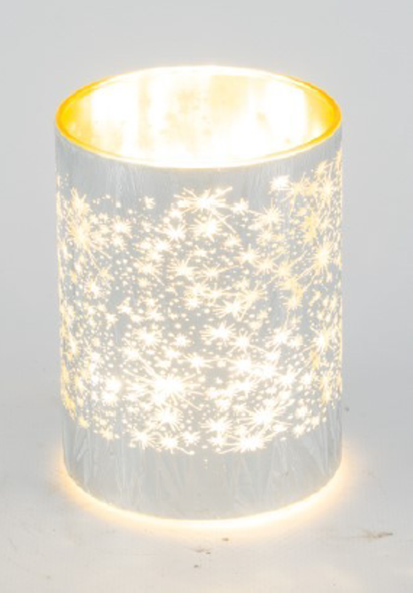 Gehlmann LED-Glaswindlicht, silber/gold versch. Größen