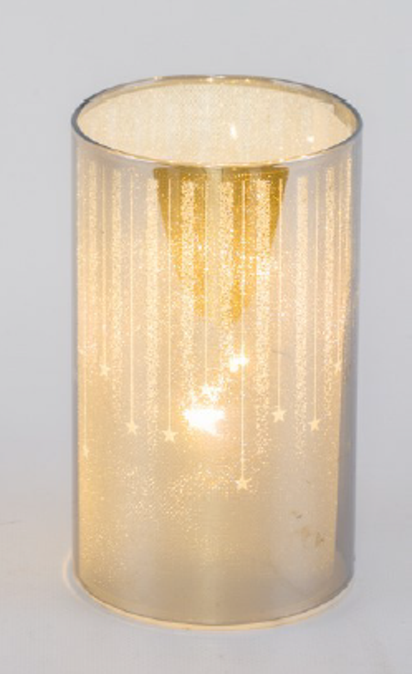 Gehlmann LED-Glaswindlicht, silber versch. Größen
