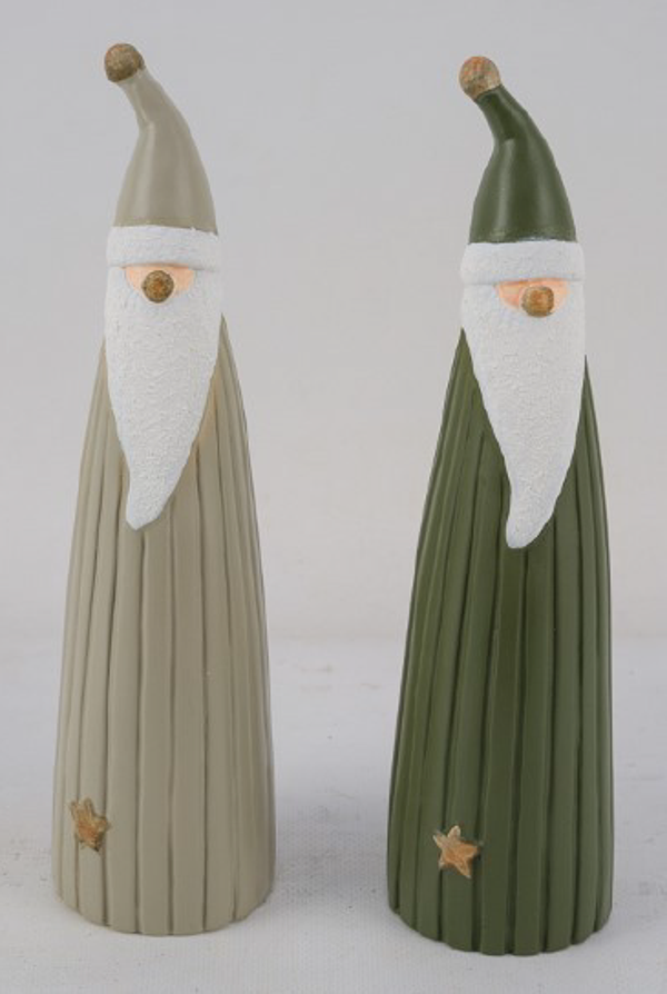 Gehlmann Keramiknikolaus creme/grün/weiß , versch. Farben
