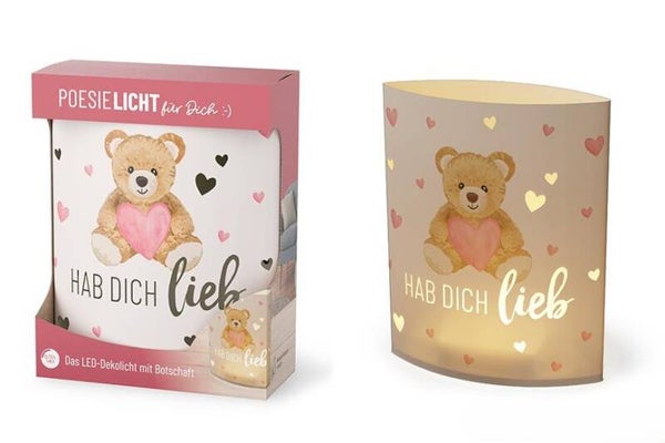 LED-Dekolicht mit Botschaft