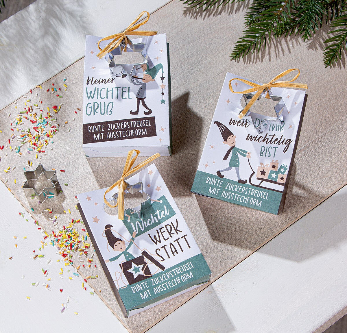 Geschenktütchen mit Zuckerstreusel "Nils", versch. Sprüche