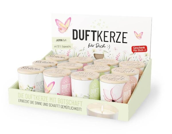 Duftkerze FÜR DICH - versch. Motive