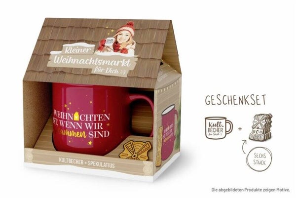 Tasse Geschenkset  - versch. Weihnachtsmotive
