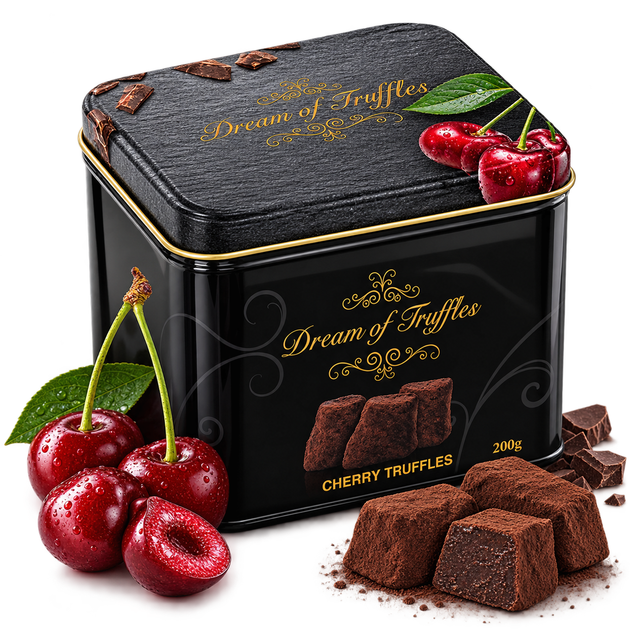 Premium Trüffelpralinen - Kirsch