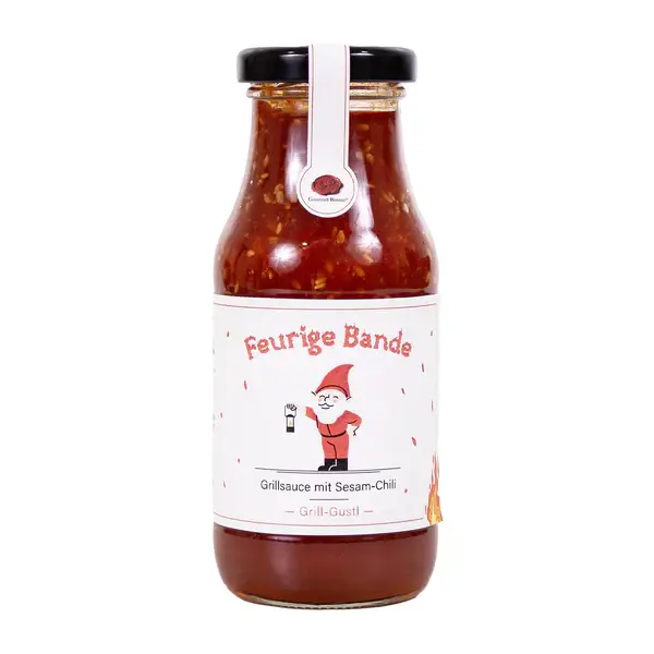 Feurige Grillsauce Sesam mit Chili