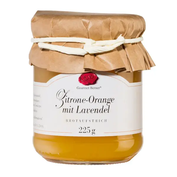 Fruchtaufstrich - Zitrone-Orange mit Lavendel