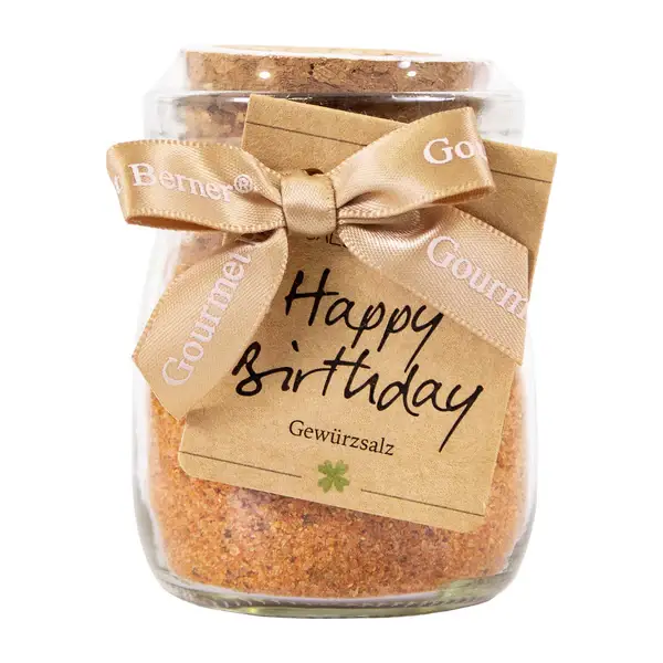 Gewürzsalz "HAPPY BIRTHDAY", Pommes & Kartoffelsalz