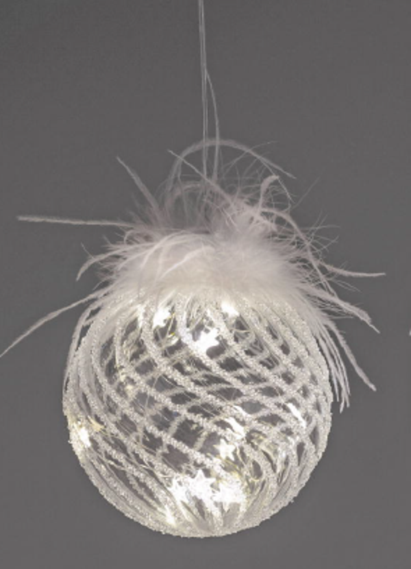 Hängende Kugel mit LED-Licht