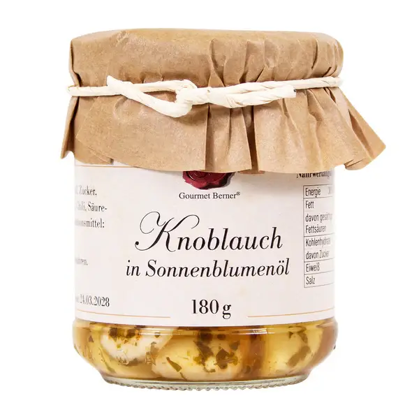 Antipasti - Knoblauch in Öl