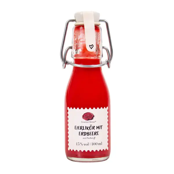 Flaschenkinder - Eierlikör mit Erdbeere