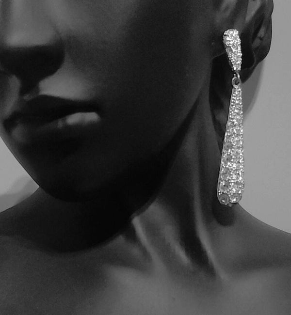 Bling-a-Ling Tear-Drop Earrings, Post